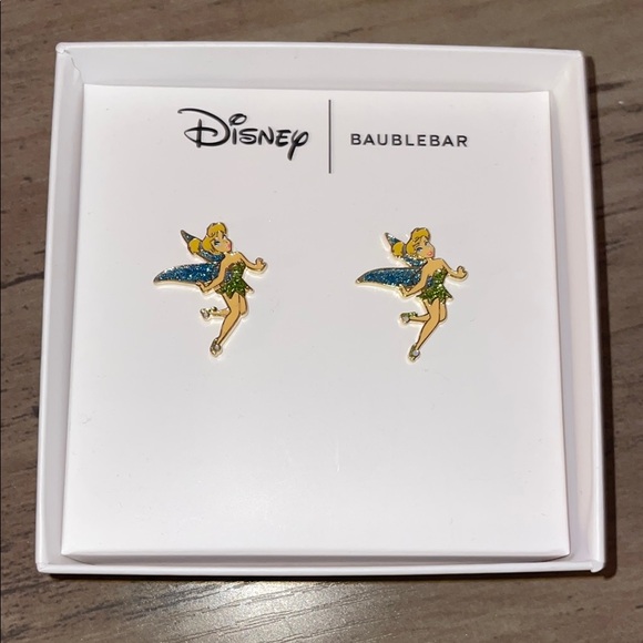 🆕💜BaubleBar Disney Tinker Bell Earrings - Picture 1 of 6